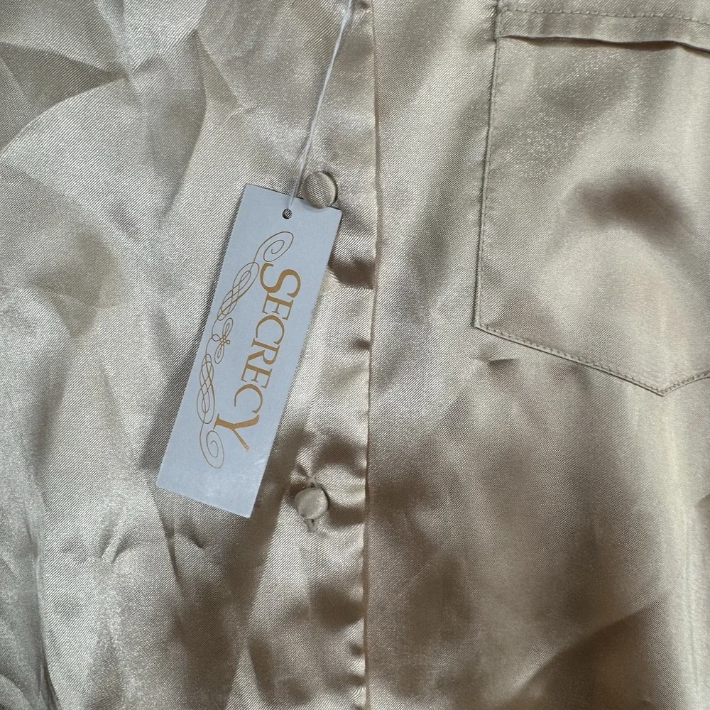 Victoria's Secret Vintage Green Shirt Shirt Sleep‎ Set Size M